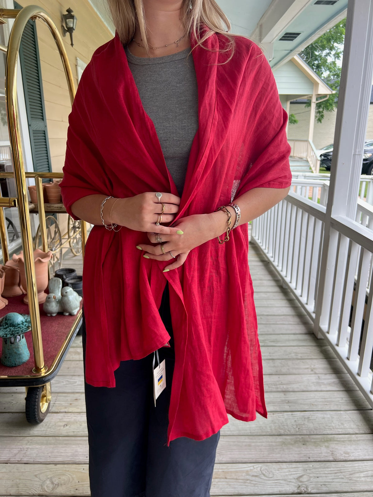 Crown Linen Stevie Scarf