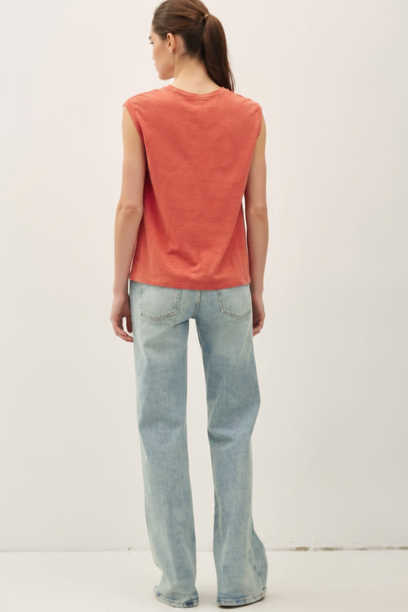 Be Cool V-Neck Boxy Tank Tee