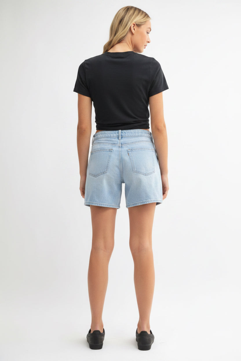 JBD Lightweight Tie Waist Longer Shorts