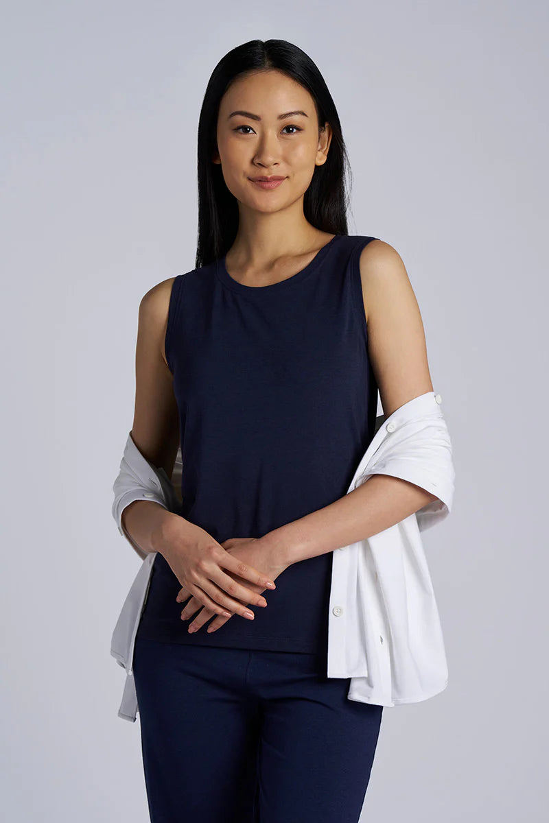 Coolibar Button-Up Convertible Wrap | White
