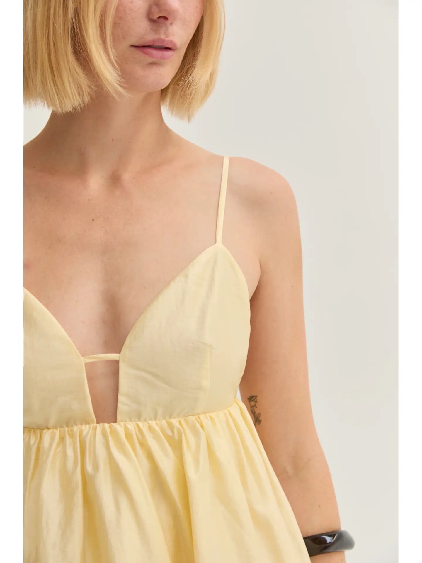Crescent Sylvie Babydoll Mini Dress
