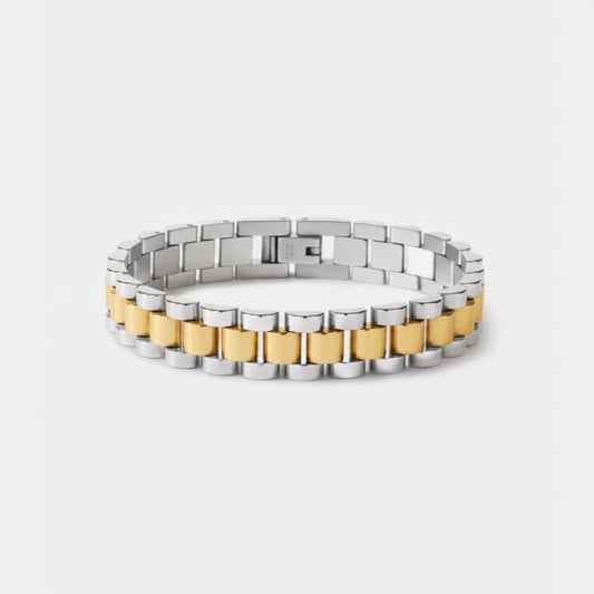 Two-toned Timepiece Bracelet