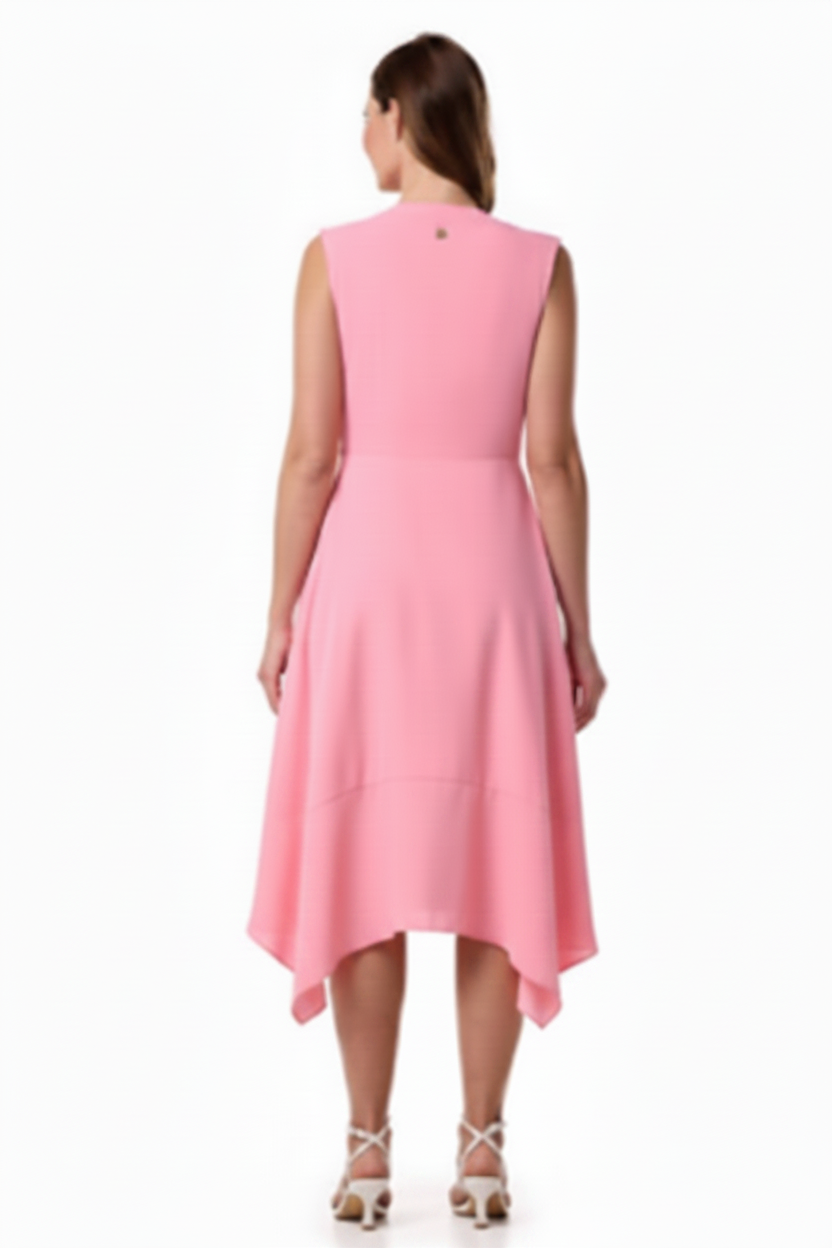 Coolibar Monroe Button Front Midi Dress | Flamingo Pink