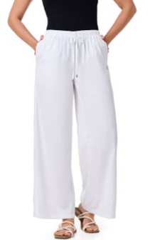 Coolibar Petra Wide Leg Pant | White