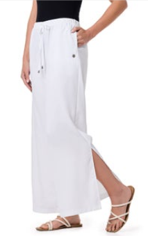 Coolibar Petra Wide Leg Pant | White