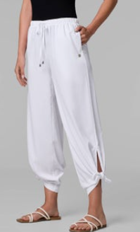 Coolibar Petra Wide Leg Pant | White