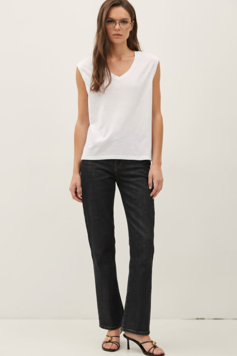 Be Cool V-Neck Boxy Tank Tee