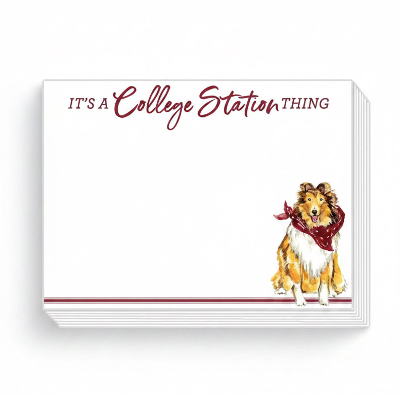 It's a College Station Thing Collie Slab Pad