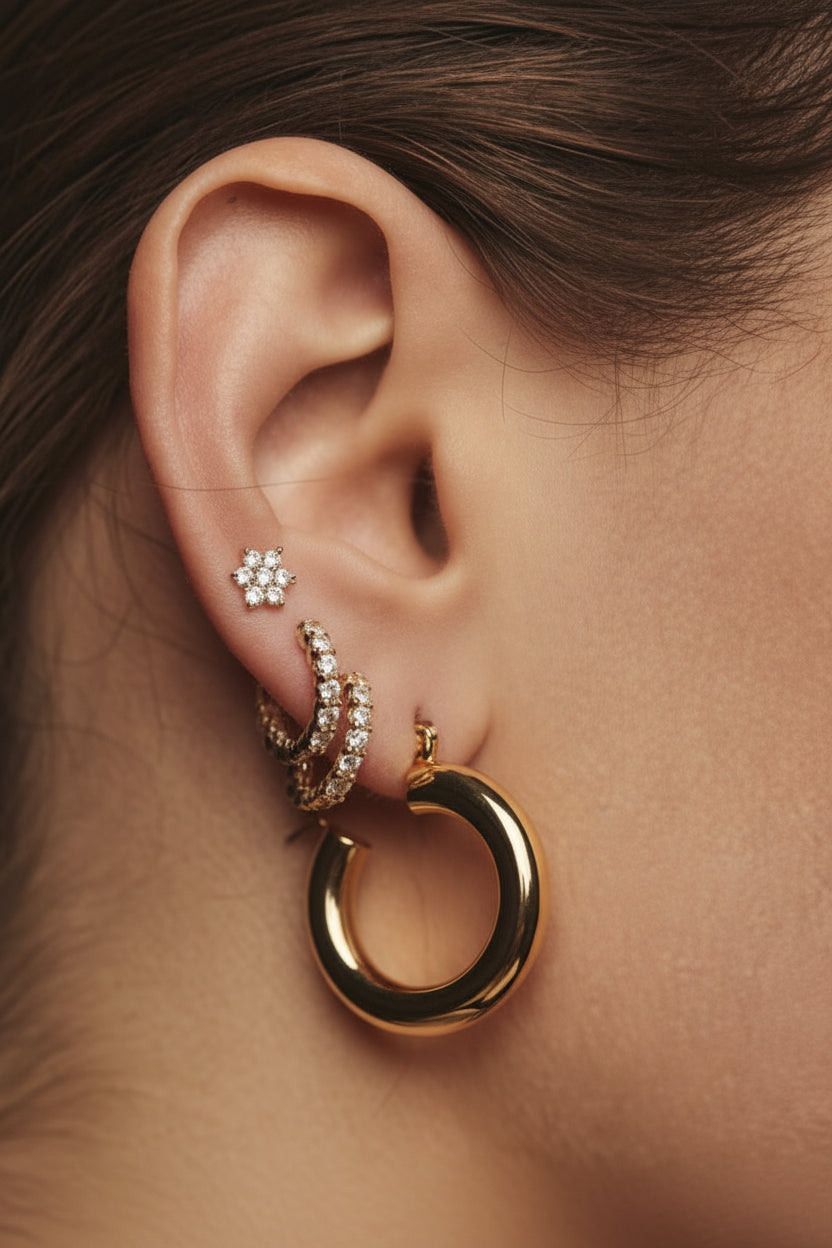 Baby Amalfi Tube Hoops