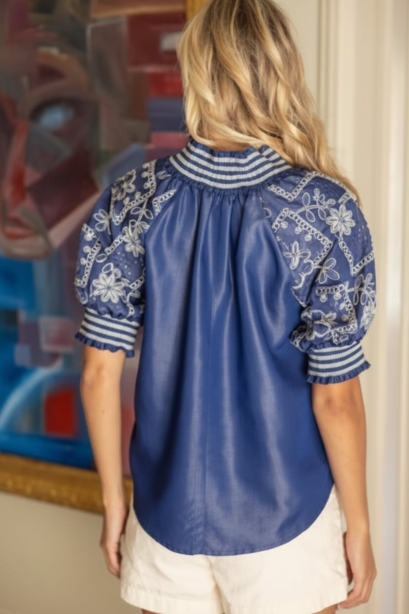 Voy Chambray Top