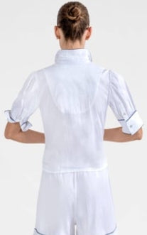 Gretchen Scott Pip Pip Piping Boyfriend shirt