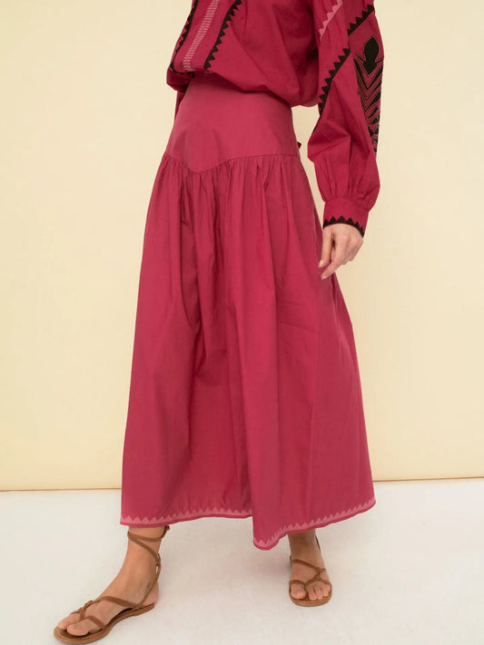 Sonmer Skirt Cherry
